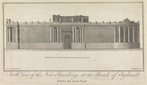 T. Prattent North View of the New Buildings at the Bank of England (page 20, volume 1)