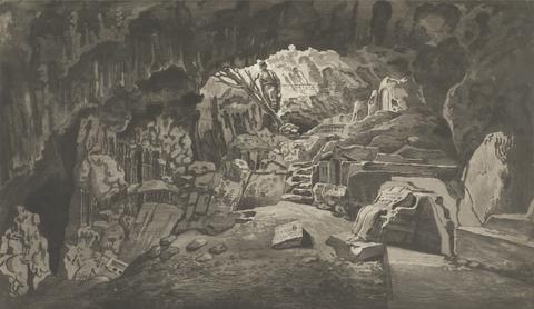 Paul Sandby RA Views in the Levant: The Sacred Cave of Archidamus