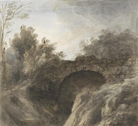 Heneage Finch fourth Earl of Aylesford Bridge Over a Deep Gorge