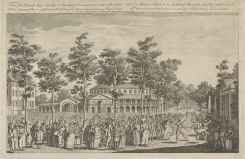 Nathaniel Parr A View of the Rotunda House and Gardens at Ranelagh with an exact representation of the Jubilee Ball as it appeared May 24th, 1759