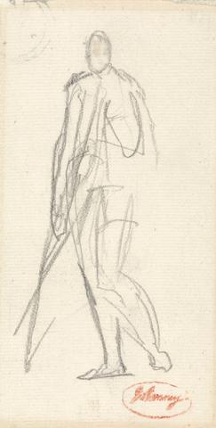 George Romney Sketch for a Portrait of a Standing Man