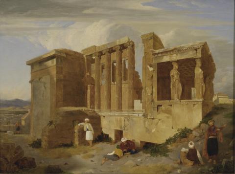 Sir Charles Lock Eastlake The Erechtheum, Athens, with Figures in the Foreground
