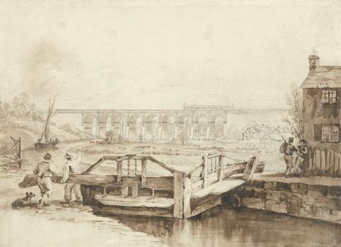 Isaac Shaw The Viaduct over the Sankey Canal