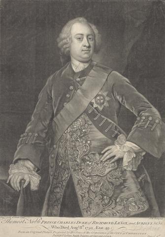 James McArdell Prince Charles, 2nd Duke of Richmond, Lenox and Aubigny