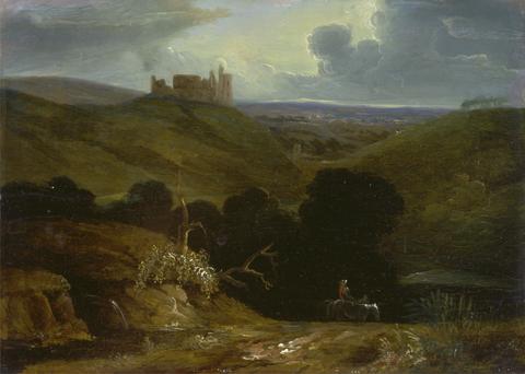 John Martin Landscape with a Castle
