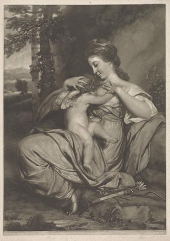 Edward Fisher Miss Morris, as Hope Nursing Cupid