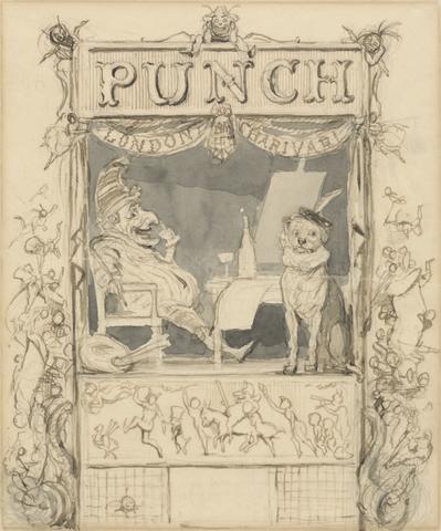 Richard Doyle Design for the Title Page of Punch