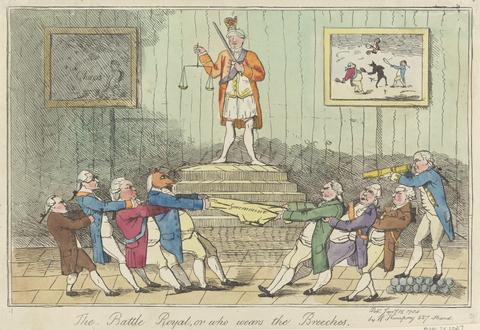James Gillray The - Battle Royal, or Who Wears the Breeches