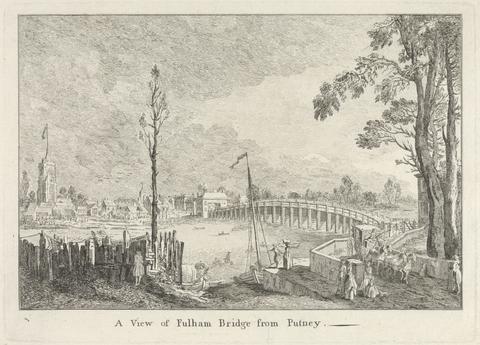 unknown artist A View of Fulham Bridge from Putney