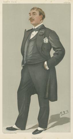 Leslie Matthew 'Spy' Ward Vanity Fair: Musicians; 'A Fine Baritone', M. Victor Maurel, October 20, 1898