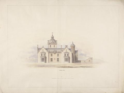 unknown artist An Unidentified Country House: Elevation of the Garden Front