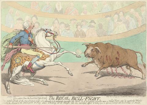 James Gillray The Royal-Bull-Fight
