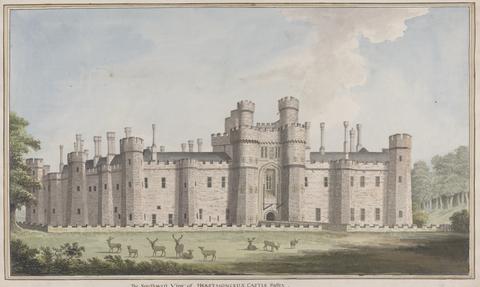 James Lambert of Lewes Herstmonceux Castle, East Sussex: South West View