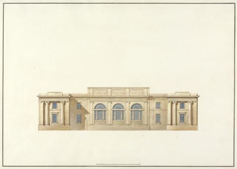 Sir Jeffry Wyatville A House of Assembly, Quebec: Elevation