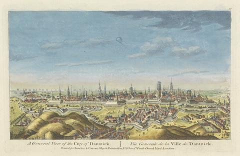 unknown artist A General View of the City of Dantzick