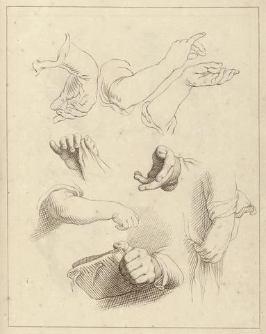 Hamlet Winstanley Sketches of Hands