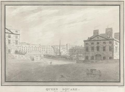 John Robert Cozens Bath: Queen Square
