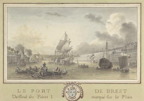 unknown artist Le Port de Brest: Dessiné du Point I Marqué sur Le Plan