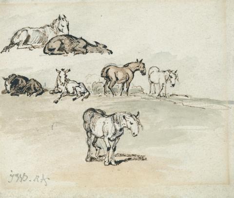 James Ward Studies of Horses