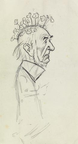Philip William May Caricature Portrait of Gladstone