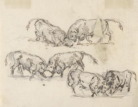 Sawrey Gilpin Studies of Bull Fighting