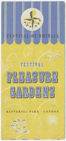 Festival pleasure gardens : Battersea Park London.