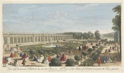 unknown artist A View of the Palace of Triano towards the Flower Garden
