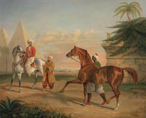 George Henry Laporte Mameluke purchasing an Arabian stallion
