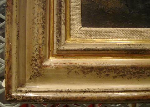 F.A. Pollak (?) French, Louis XV style frame