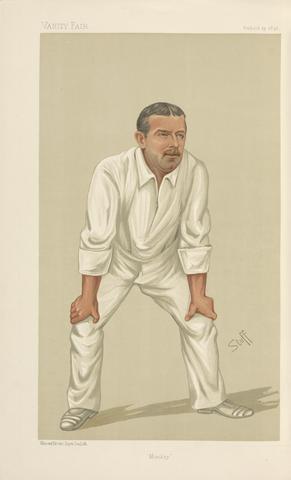 H. C. S. Wright Vanity Fair - Cricket. 'Monkey'. Albert Neilson Hornby. 15 August 1891