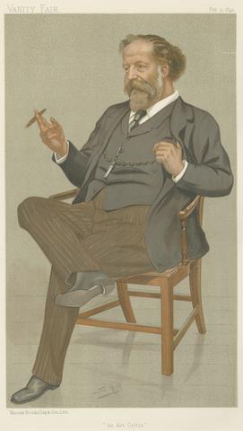 Leslie Matthew 'Spy' Ward Vanity Fair: Newpapermen; 'An Art Critic', Mr. Joseph William Comyns Carr, February 11, 1893