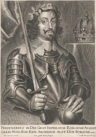 Cornelius Galle Ferdinandus III, Dei Grat. Imperator Rom. Semp. August. Germ. Hung. Boh. Rex: Archidux Aust. Dux Burgund, etc.