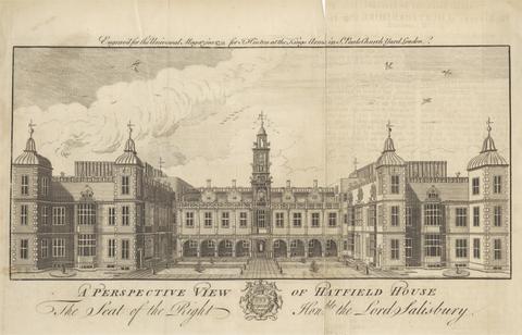 unknown artist A Perspective View of Hatfield House, the Seat of the Right, Honorable the Lord Salisbury