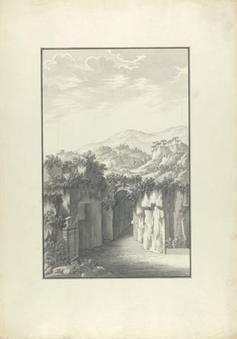 Giovanni Battista Borra View of a Passage Cut into a Hillside