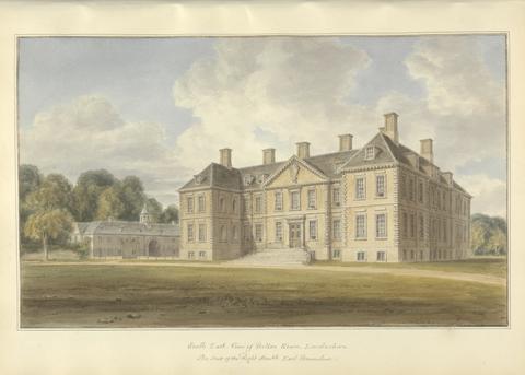 John Buckler FSA South East View of Belton House, Lincolshire the Seat of the Right Hon'ble Earl Brownlow