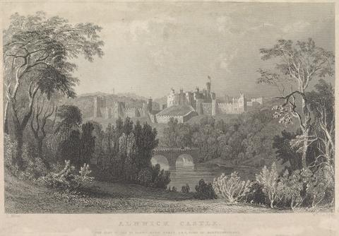 William Le Petit Alnwick Castle the Seat of the Right Honorable Hugh Percy; page 8 (Volume One)