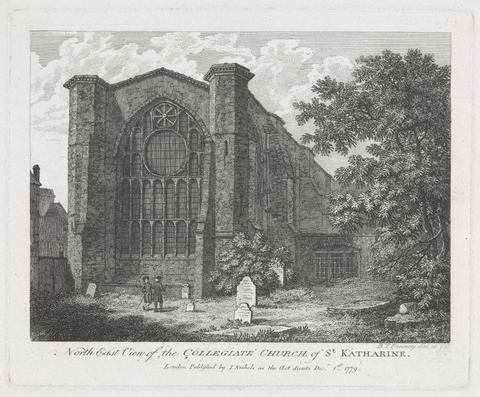 Benjamin Thomas Pouncey N.E. View of the Collegiate Church of St. Katherine