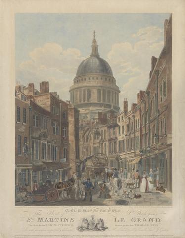 James Baily St. Paul's from St. Martin's Le Grand