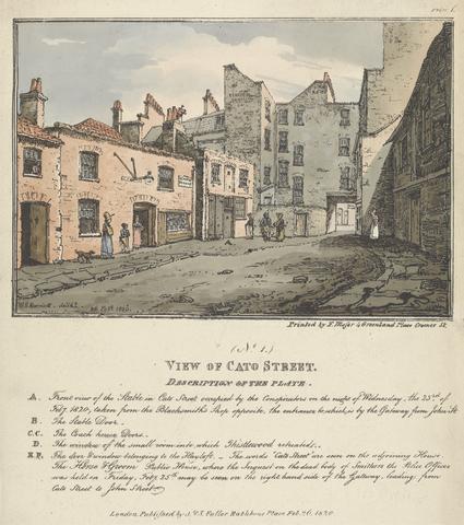 unknown artist View of Cato Street