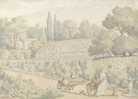 Thomas Rowlandson The Gardener's Offering