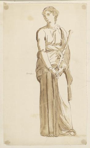 Sir Joshua Reynolds RA Standing Woman with Folded Hands