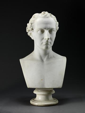 Benjamin Gibson Portrait Bust of the Artist's Brother, the Sculptor John Gibson, R.A.
