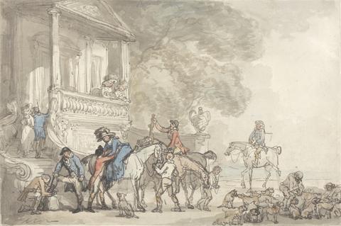 Thomas Rowlandson The Return from the Hunt