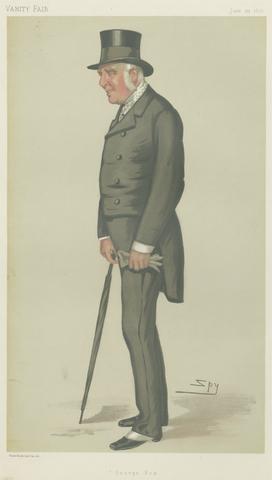 Leslie Matthew 'Spy' Ward Vanity Fair: Turf Devotees; 'George Fox', George Lane-Fox of Bramham, January 29, 1878
