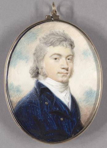 George Francis Joseph Gentleman from a Pair of Miniatures, Possibly Husband and Wife
