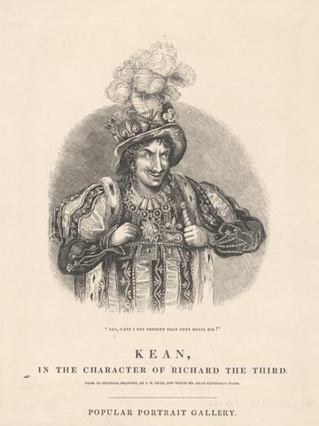 unknown artist Kean, in the Character of Richard III
