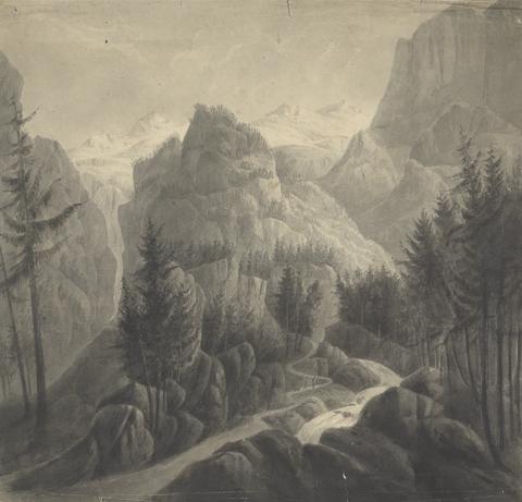 Isaac Weld Commencement of the Passage/ Towards the Gemmi/ from the Bernese Side