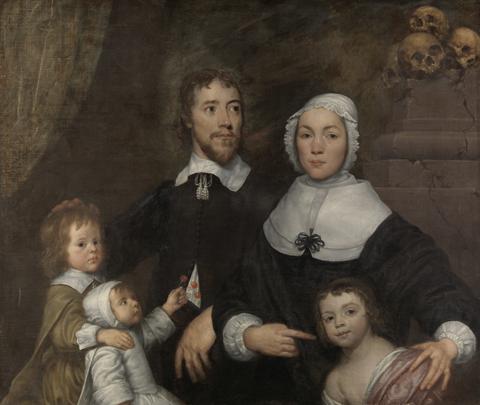 William Dobson Portrait of a Family, Probably that of Richard Streatfeild