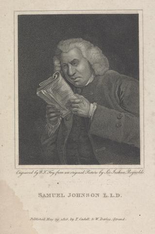 William Thomas Fry Samuel Johnson