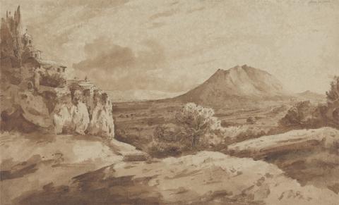 William Haygarth Mount Soratte from Civita Castellana